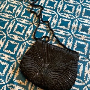 ⭐️2/$10 - black beaded purse